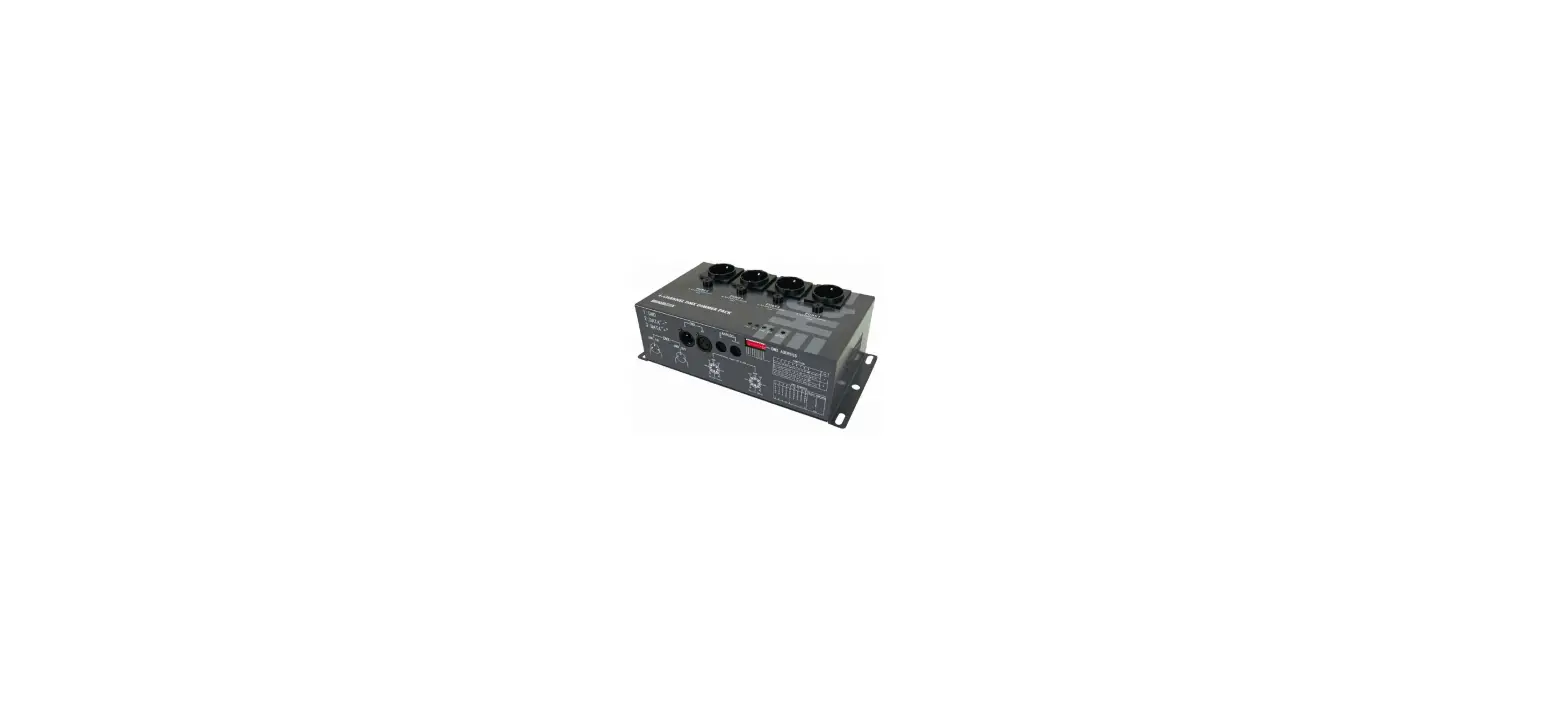 Velleman Vdpdp152 4-channel Dmx Dimmer Pack User Manual