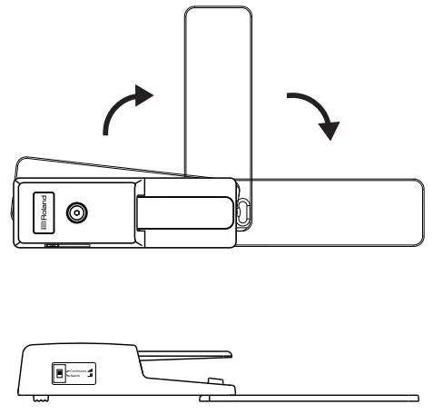 Roland DP 10 Damper Pedal - clockwise