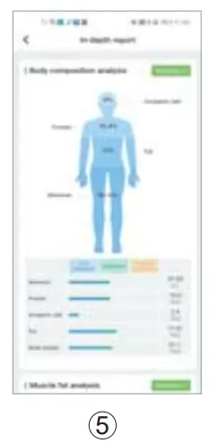 Yolanda CS10A Professional Body Composition Analyzer - app 9