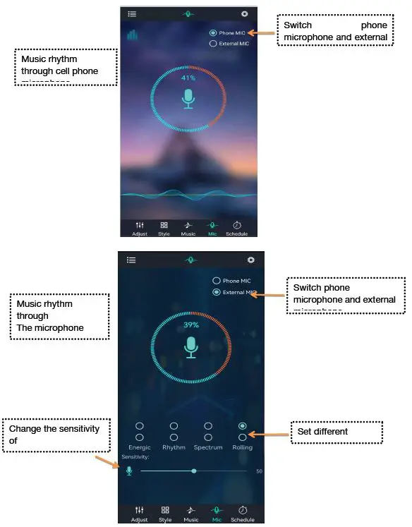Spring Lighting Group SPL-FLL00X LED Magic Color Desktop Lights 11