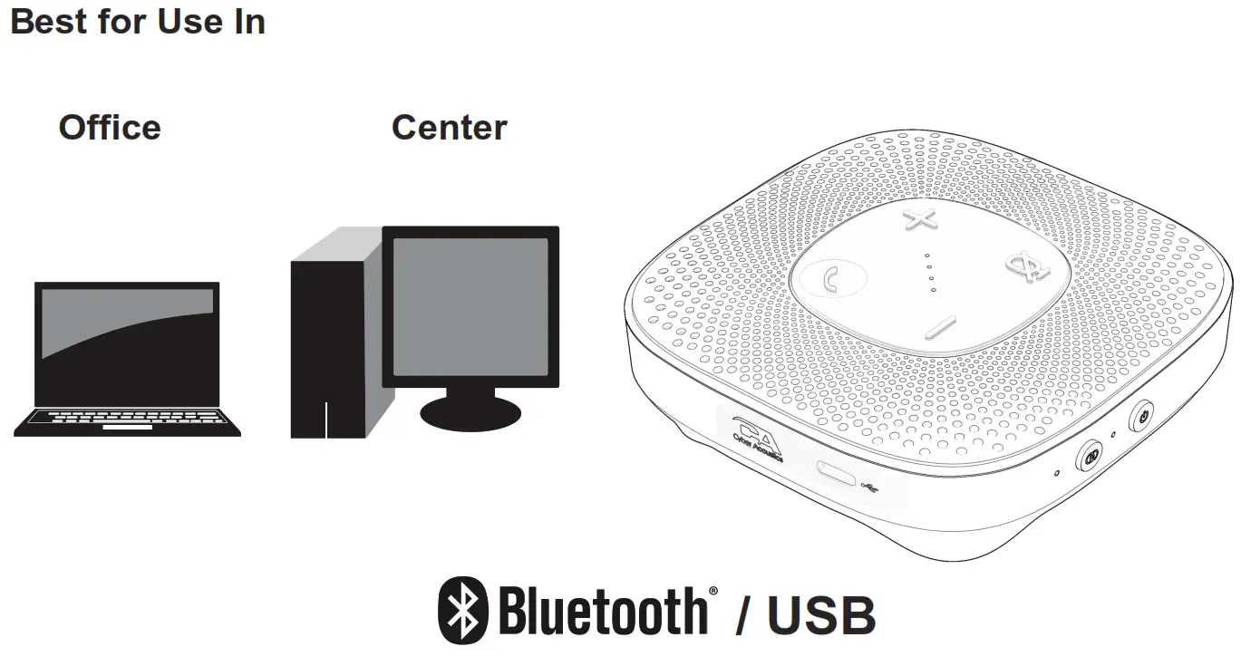 Cyber Acoustics SP 2000 Essential Speakerphone - Speakerphone