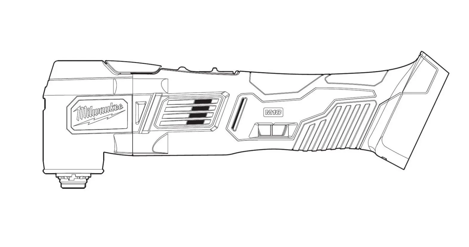 Milwaukee M18 Cordless Multi-tool User Manual