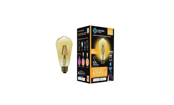 Connex Connect Cc-l2001 Smart Wifi Bluetooth Led Filament Bulb User Manual Connex Connect Cc-l2001 Smart Wifi Bluetooth Led Filament Bulb User Manual