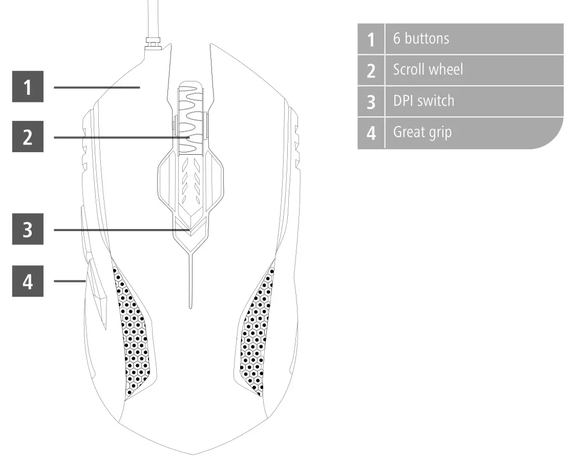 hama 186033 Gaming Mouse - figure 2