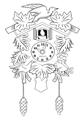 Kendal Handcrafted Wood Cuckoo Clock PRO