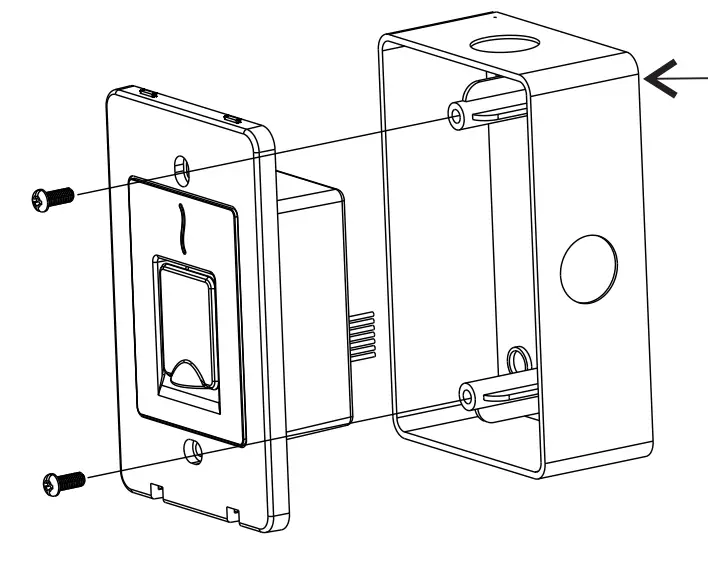ZKTeco FR1500S Fingerprint Reader - screws 2