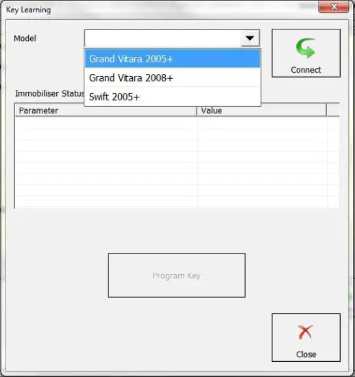 ABRITES Vehicle Diagnostics Interface For Suzuki - Special function key learning 1