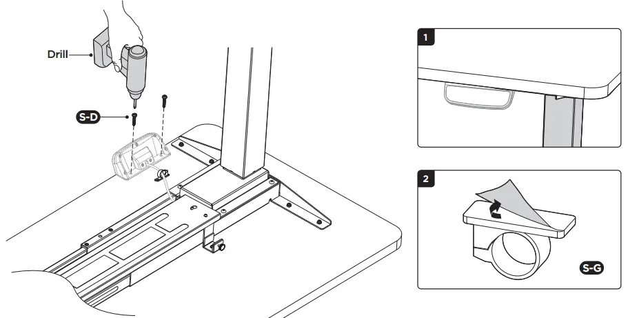 Attaching the Cable Management Tray Continued