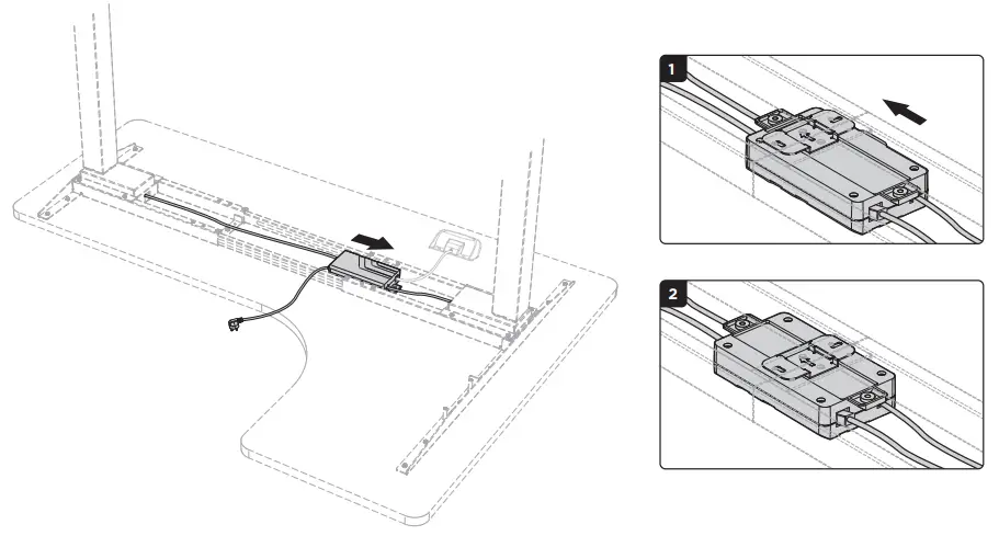 Attaching the Control Box Continued