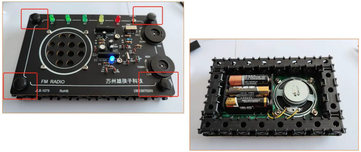 Baidu TA7368P FM High Quality Radio - Installation frame