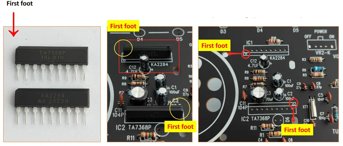 Baidu TA7368P FM High Quality Radio - Soldering IC chips