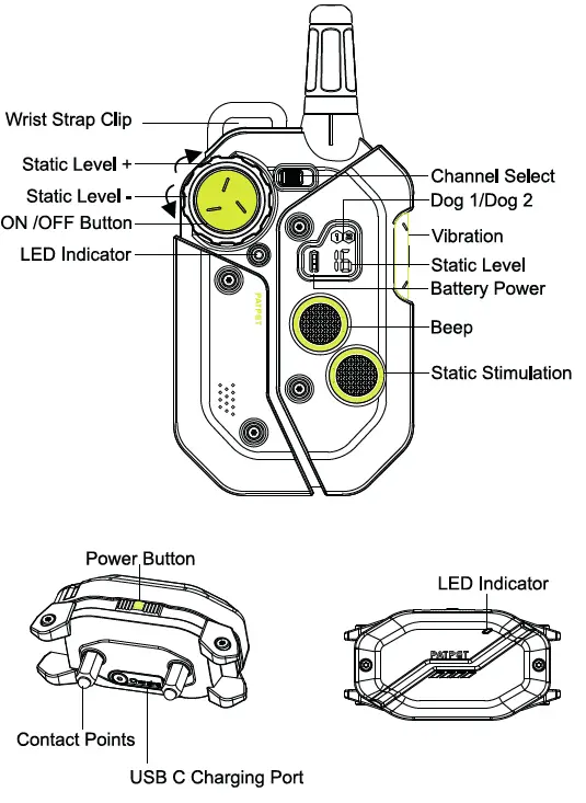 PATPET P-Collar 910 Dog Training Collar-2