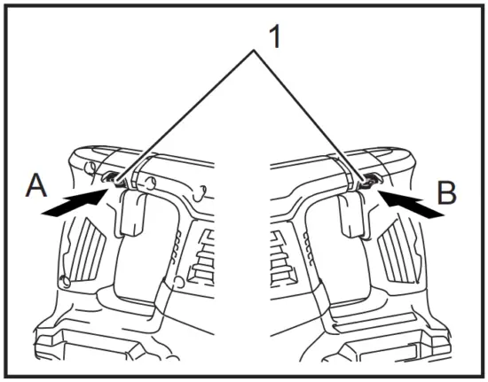 Reversing switch lever