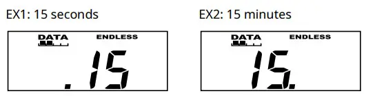 TANDD TR 74Ui Illuminance UV Recorder - Setting the Recording Interval