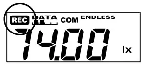 TANDD TR 74Ui Illuminance UV Recorder - Start Recording