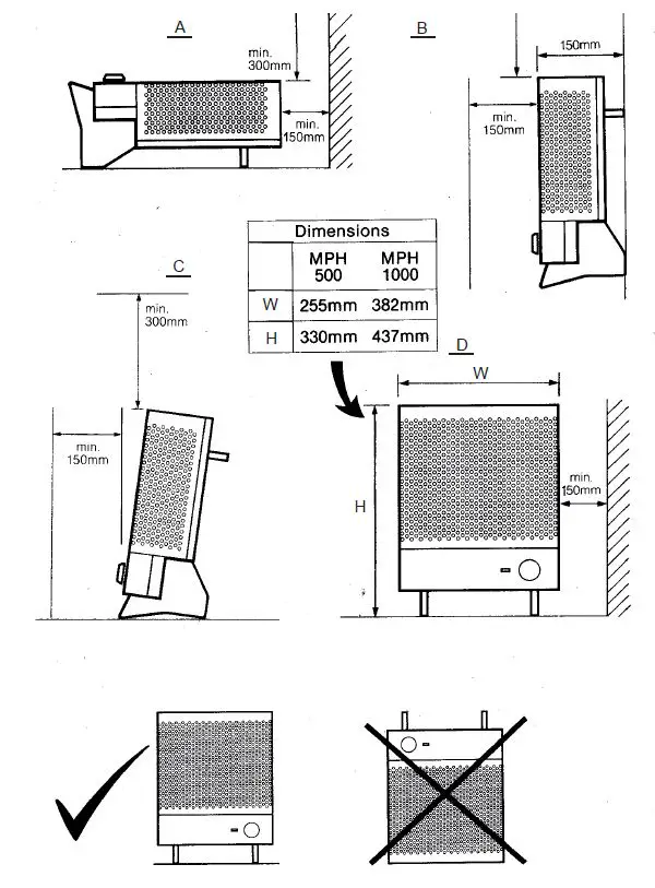 Dimplex- MPH -500- &- MPH -1000- Coldwatcher- Convector- Heater -1