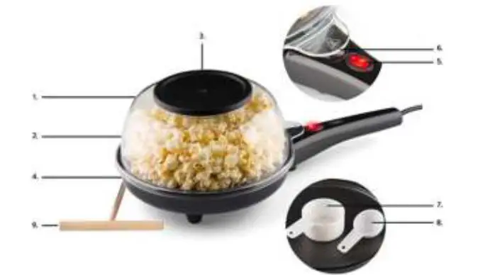 TREBS 99344 Comfortcook Popcorn and Crepe Maker FIG 1