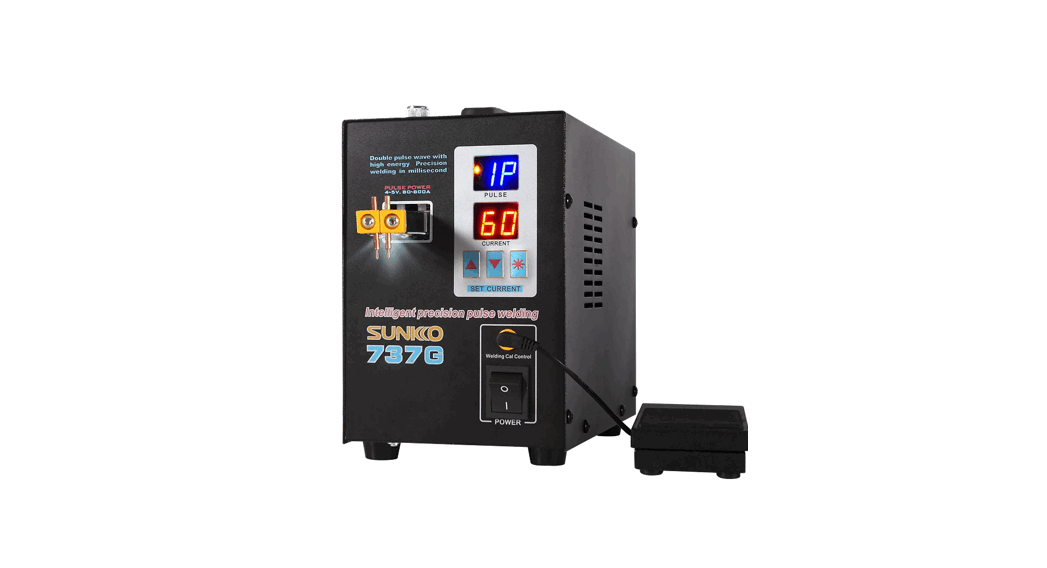 Sunkko 737g Dual Digital Display Intelligent Precision Pulse Spot Welder Instruction Manual