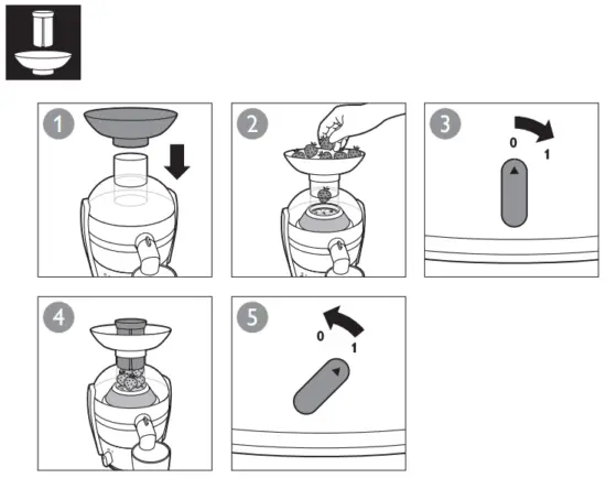 PHILIPS HR1837 Electric Juicer - Fig2