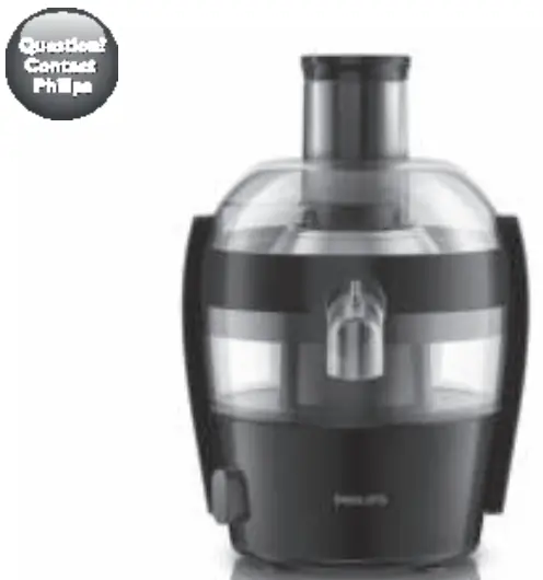 PHILIPS HR1837 Electric Juicer
