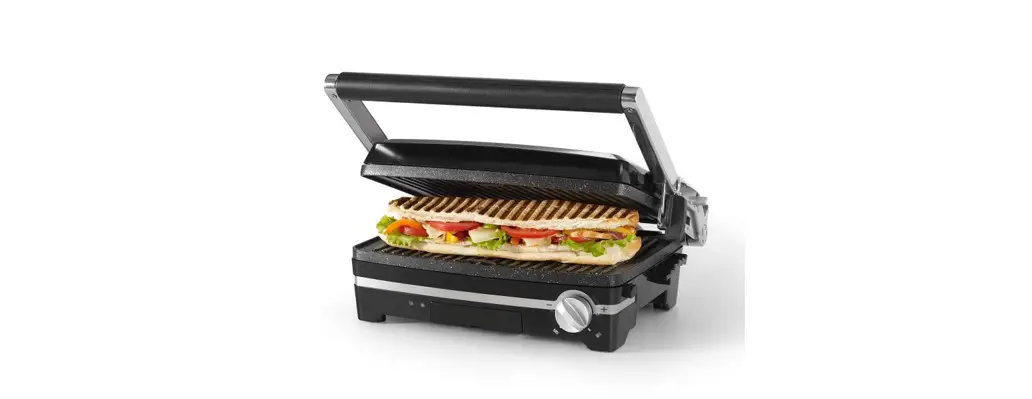 Starfrit 0245050020000 Panini Grill With Reversible Plates Instruction Manual