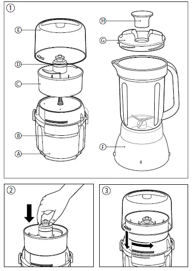 moulinex AD560120 Mincer La Moulinette 800W fig 2