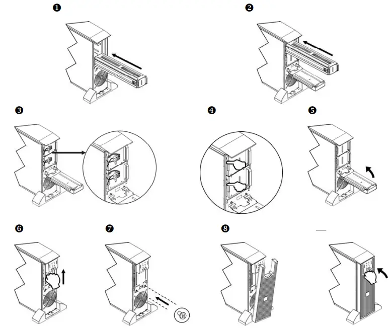 APC SURTD3000XLI Uninterruptible Power Supply 8