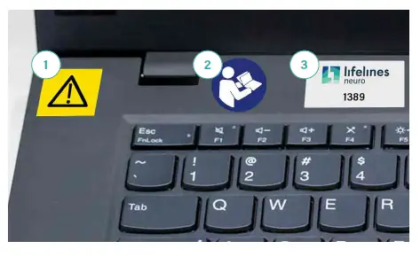 lifelines neuro trackit T4A Portable EEG Amplifier FIG 1