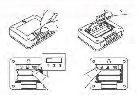 HOMMAK IC1550 Wireless Indoor and Outdoor Humidity and Temperature Monitor FIG 2