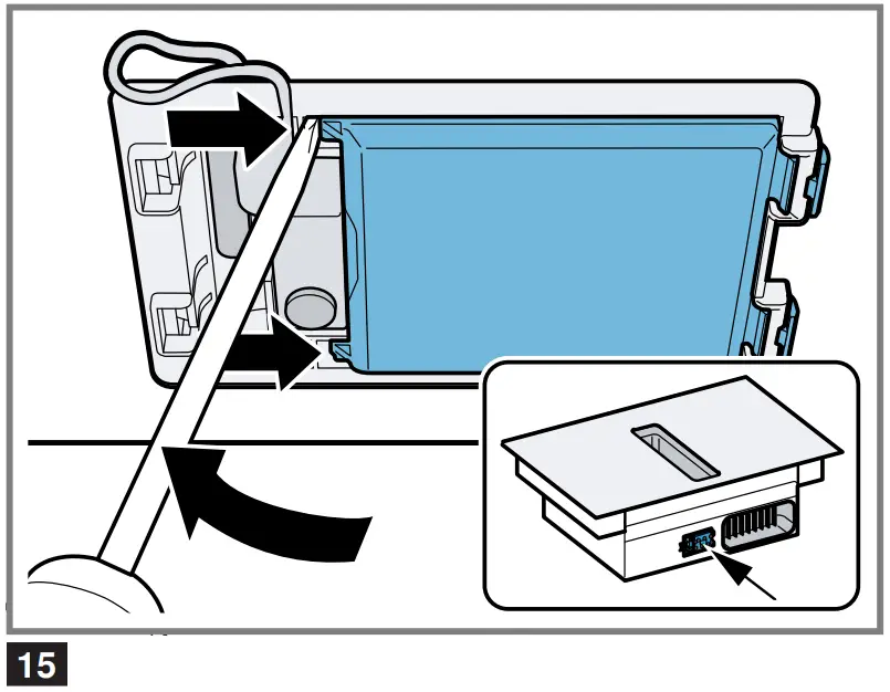 Preparing the electrical connection