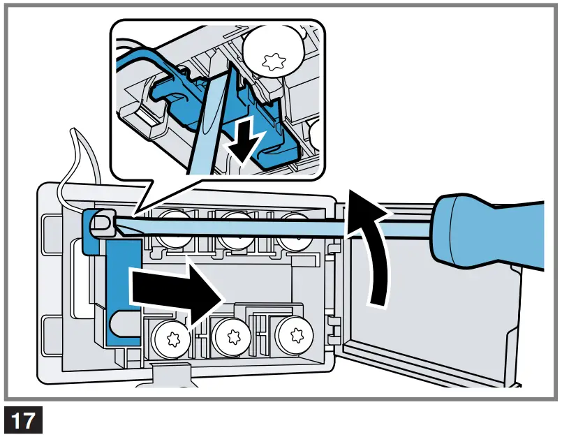 Preparing the electrical connection