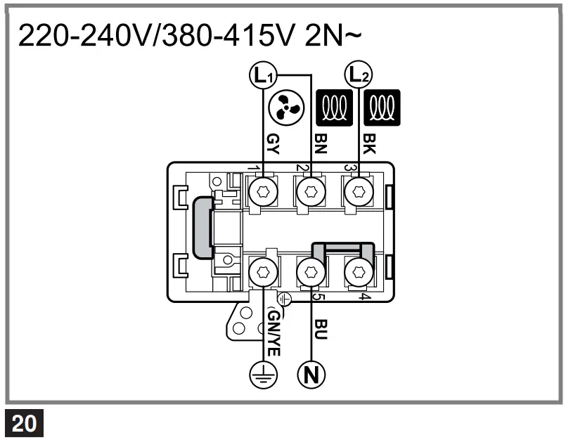 Preparing the electrical connection