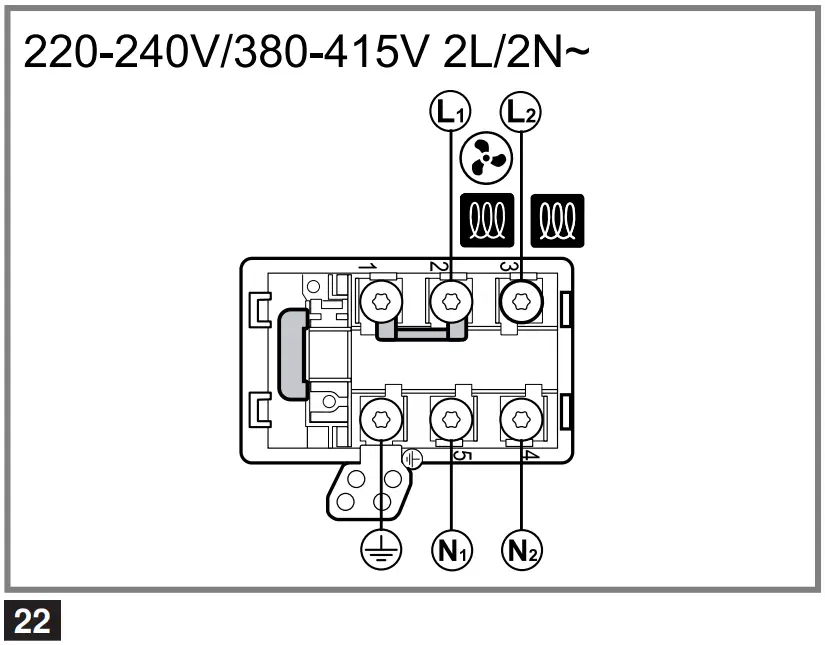 Preparing the electrical connection