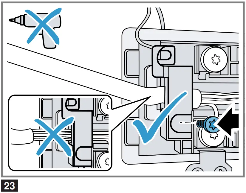 Preparing the electrical connection