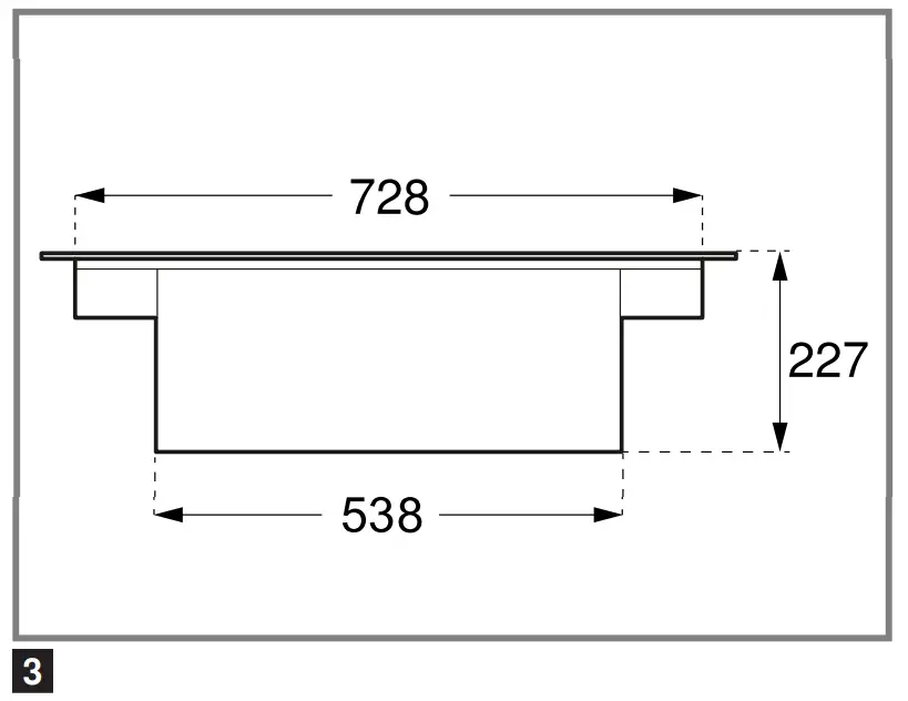 Appliance dimensions
