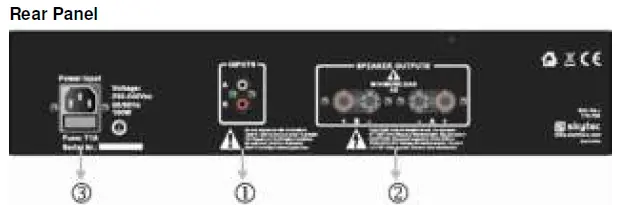 skytec SPL400 Stereo Power Amplifier FIG 3