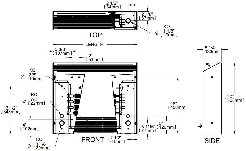 STELPRO ACWS1000 Series Architectural Cabinet - 1