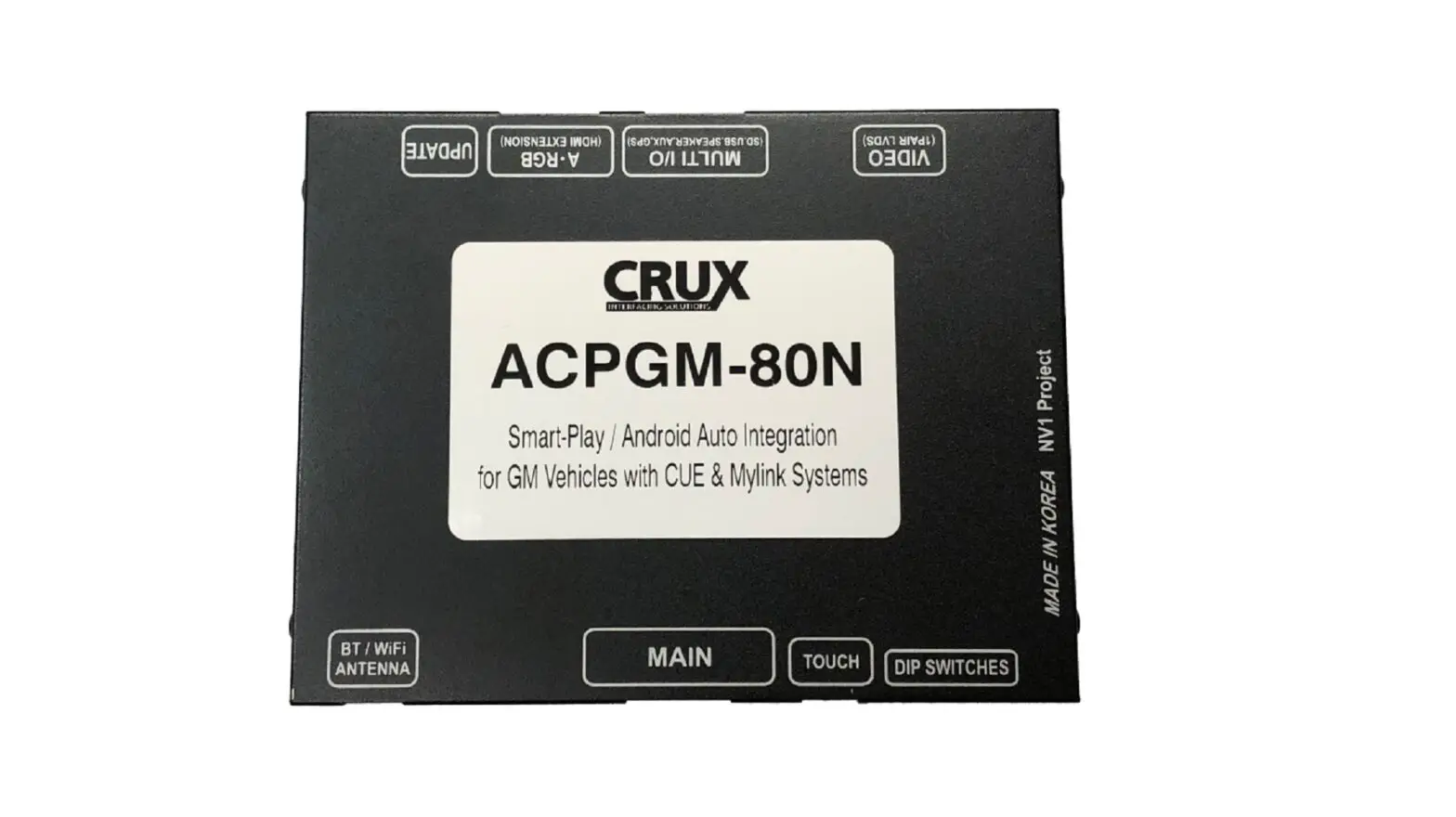Crux Acpgm-80n Smart-play Integration With Multi Camera User Manual Crux Acpgm-80n Smart-play Integration With Multi Camera User Manual