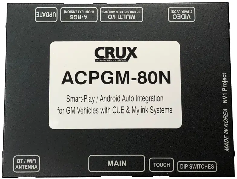 CRUX ACPGM-80N Smart-Play Integration with Multi Camera