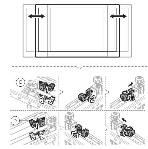 Neomounts WL95-900BL16 Video Wall Mount 16
