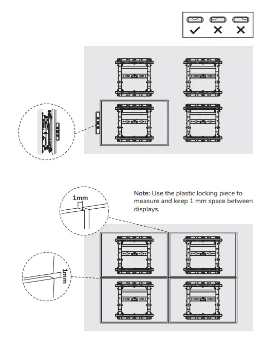 Neomounts WL95-900BL16 Video Wall Mount 17
