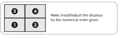 Neomounts WL95-900BL16 Video Wall Mount 18