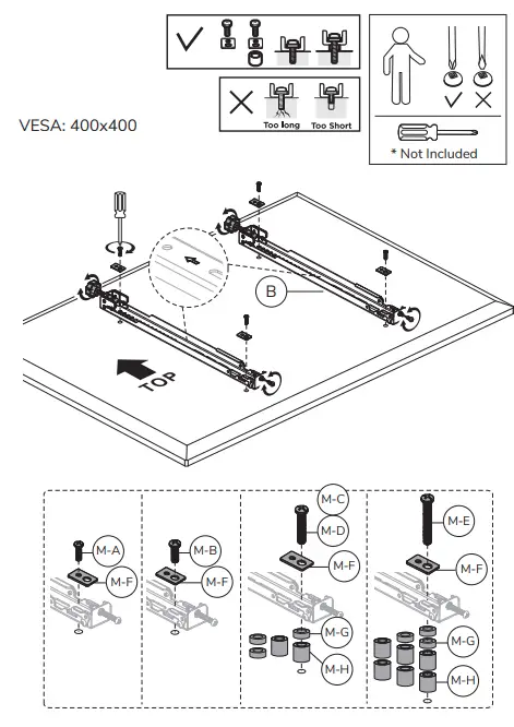 Neomounts WL95-900BL16 Video Wall Mount 5