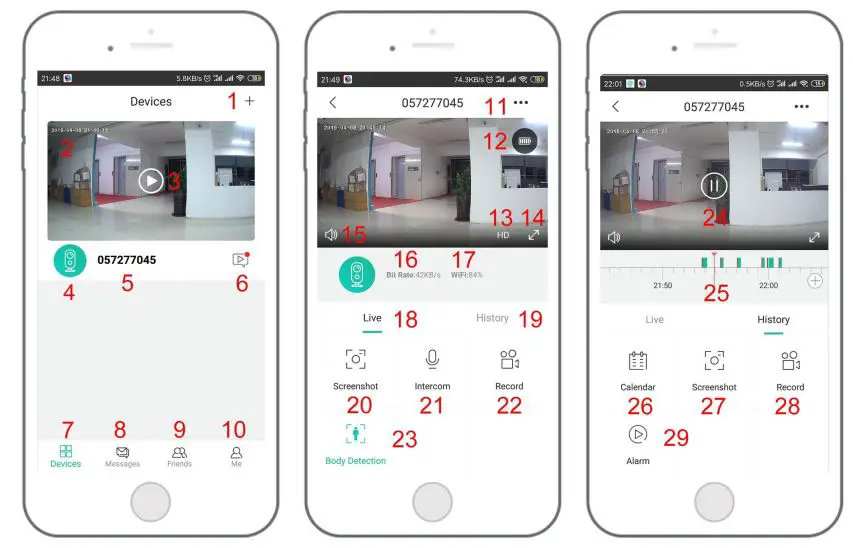 tp-link Smart IP Camera with Battery User Guide - Device Menu