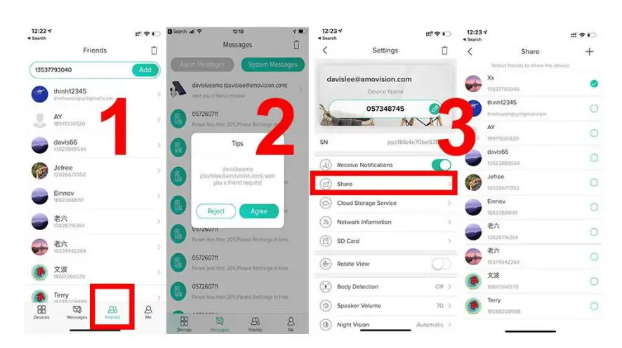 tp-link Smart IP Camera with Battery User Guide - Share Video to Friend