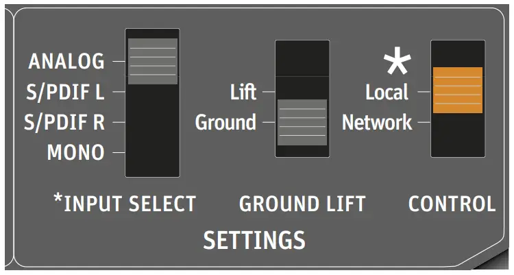 Standby in backplate mode