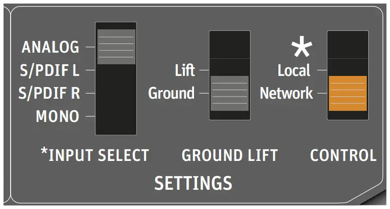 Standby in backplate mode