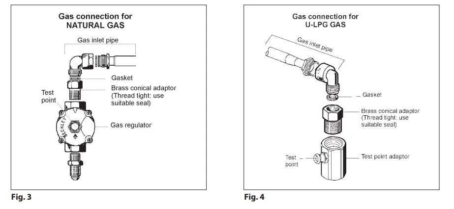 ARISTON GGA24BKAUS Gas Cooktops fig 6