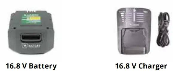 Clemas Co Ltd VP300ES Cordless Electrostatic Backpack Sprayer - battery