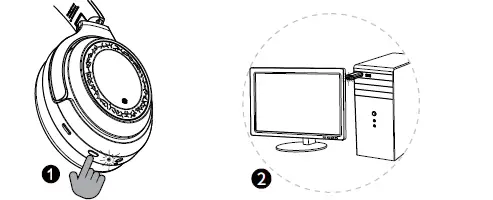 SoundMAGIC P60BT GM 2.4G Wireless Gaming and Bluetooth Headset fig 18